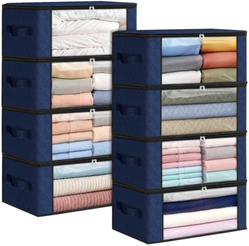 Fab totes 35L Closet Organizers, Foldable Under Bed Storage Containers by Fabtotes