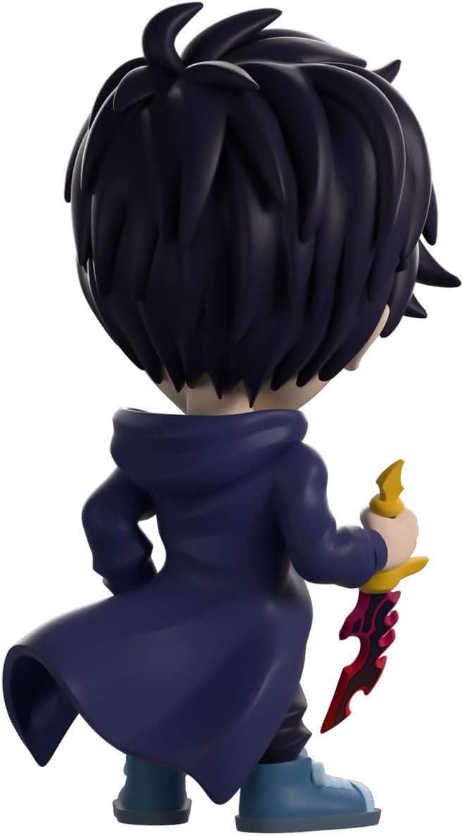 Youtooz Sung Jinwoo 4.7 Inch Vinyl Figure, Solo Leveling Sung Jiwoo Shadow Monarch Collectible for Anime and Webtoon Fans