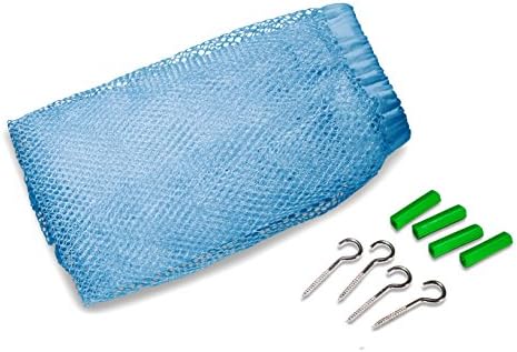Handy Laundry Jumbo Toy Hammock - Organize stuffed animals or children's toys Looks great with any décor while neatly organizing kid's toys and stuffed animals. Expands to 5.5 feet (Blue) - Image 6