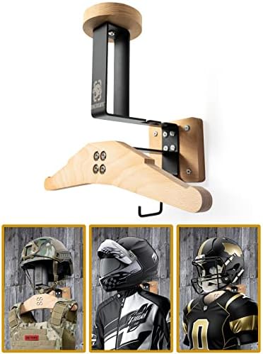 ONETIGRIS Tactical Gear Wall Mount, Heavy Duty Helmet & Plate Carrier Rack - Image 6