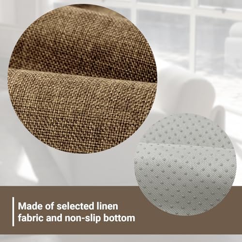 Armchair Caddy & Remote Control Holder for Couch & Recliner | Non-Slip Armrest Organizer with 6 Pockets for TV Remote, Phone, Tablet, Magazine & More, 19 x 35 Inches, Chocolate - Image 4