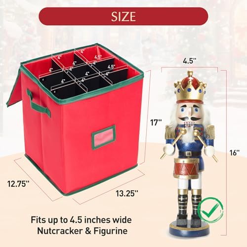 Christmas Nutcracker Storage Box Containers Holiday Decor Organizer - Image 2
