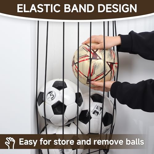 Corner Garage Ball Storage Rack, Wall Mount Ball Holder Space Saving - Image 4