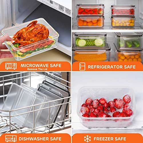 52 PCS Food Storage Container with Lid Airtight (26 Lids & 26 Containers) - Image 5