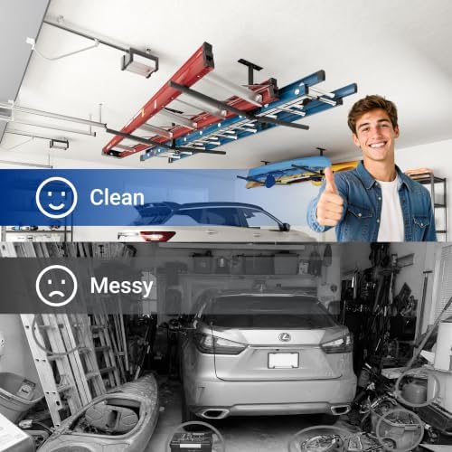 FLEXIMOUNTS Double Arm Adjustable Overhead Ladder Rack, 71.5" Arms - Image 6