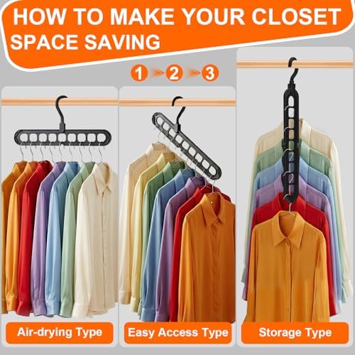 Closet Organizers and Storage,College Dorm Room Essentials Magic Hangers - Image 5