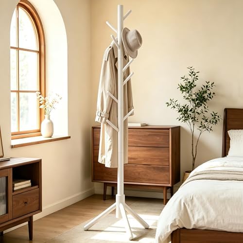 Wooden Coat Rack Freestanding - Image 7