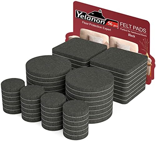 Felt Furniture Pads for Hardwood Floors -Yelanon Felt Pads for Chair Legs by Yelanon