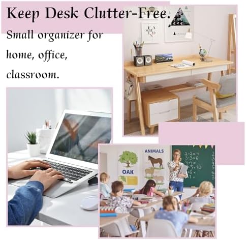 Small Mini Drawer Organizer for Desk, 6 Drawers, 4.7" x 4.7" x 3.8" Purple - Image 6