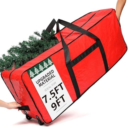 HOMEST Christmas Tree Storage Bag, Fits for 7.5-9 ft Xmas Artificials by HOMEST