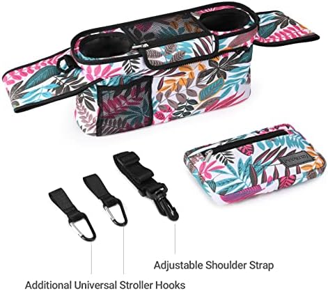 Momcozy Universal Stroller Organizer with Insulated Cup Holder - Image 3