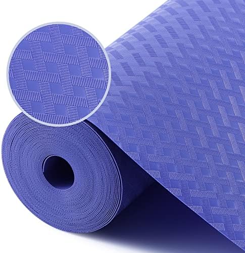 Shelf Liners for Kitchen Cabinets, Drawer, Fridge Liner Blue 11.8"× 118" by StaHom