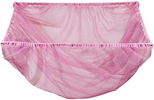 Handy Laundry Jumbo Toy Hammock - Organize stuffed animals or children's toys Looks great with any décor while neatly organizing kid's toys and stuffed animals. Expands to 5.5 feet - Pink - Image 3