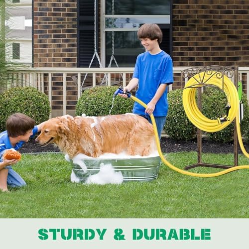 TomCare Garden Hose Holder, Heavy Duty Water Hose Hanger for 160FT Hose - Image 7