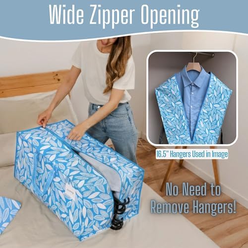 VENO 8 Pack Heavy Duty Moving Bags with Backpack Straps, Zippers & Handles, Extra Large Packing Bags for College Dorm Essentials, Moving Supplies Alternative to Cardboard Moving Boxes - Image 5