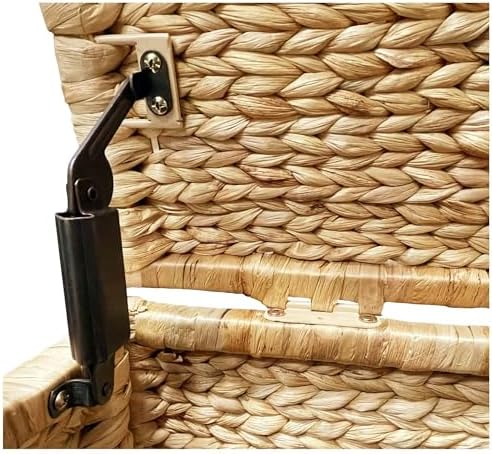 eHemco Water Hyacinth Bedding Storage Trunk, Natural, 42x20x18.5 - Image 7