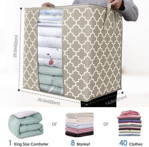 Storage Bags 2 Pack 100L Clothes Organization and Storage Containers - Image 3