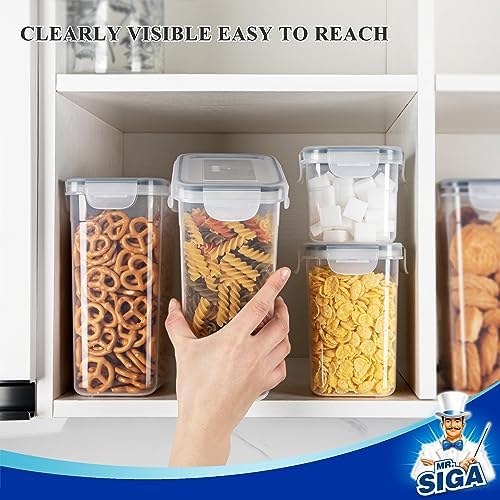 MR.SIGA 16 Pack Airtight Food Storage Container Set for Pantry Organization - Image 5