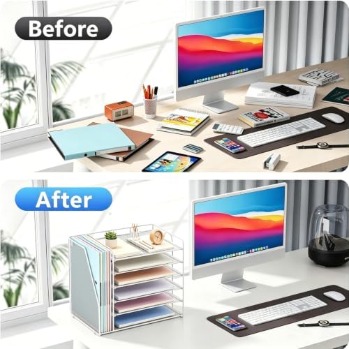 gianotter 6-Tier Paper Organizer With Magazine Holder - Image 2