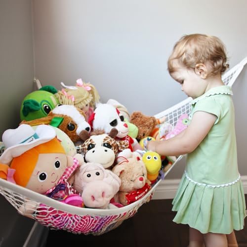Prince Lionheart Jumbo Hammock for Stuffed Animals - Large Toy Hammock Storage for Toys and Stuffed Animals Net Ideal for Corners, Storage for Stuffies, Plushies, Squishmallows, and More - Image 6