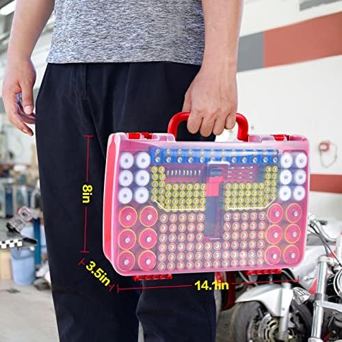Battery Organizer Storage Case with Tester for 269 Batteries, Double Sides - Image 6