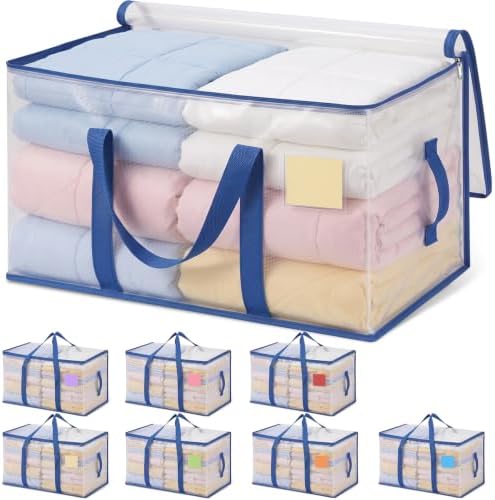 Heavy Duty Moving Bags Extra Large Clear Storage Bags, 110lb-8 Pack by Unknown
