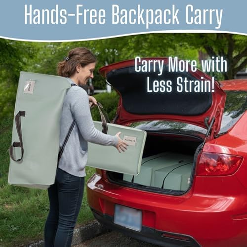 VENO 8 Pack Heavy Duty Moving Bags with Backpack Straps, Zippers & Handles, Extra Large Packing Bags for College Dorm Essentials, Moving Supplies Alternative to Cardboard Moving Boxes - Image 4