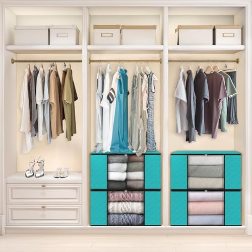 Fab totes 10 Pack Storage Bags for Clothes Blanket Storage Bins with Lids - Image 6