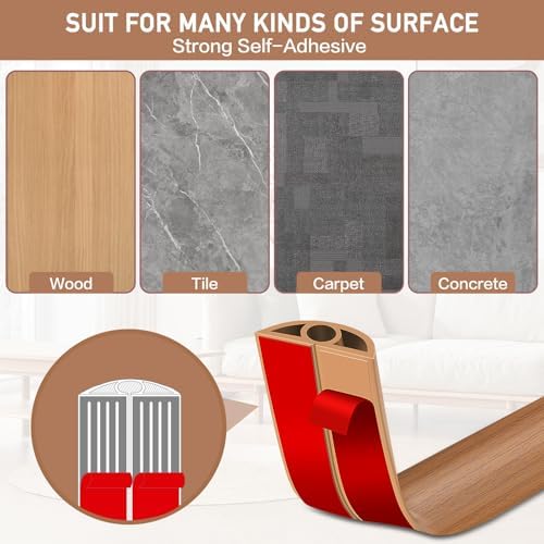 LSGCQ Floor Cord Cover Self Adhesive Cord Hider Floor Cable Management - Image 4