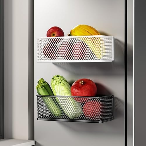 Magnetic Shelf Fridge Basket Bin for Whiteboard Washer Dryer Locker Cabinet - Image 3