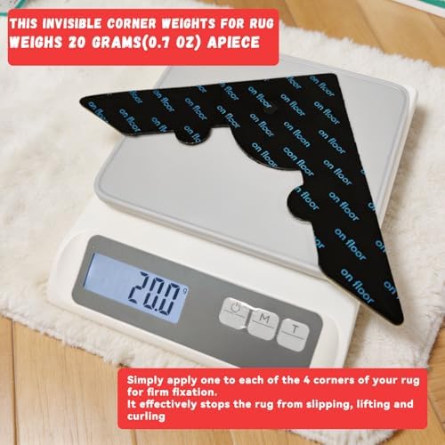 Reusable Rug Tape Non Slip Gripper,Hardwood Floors No Damage,Rug Corner - Image 4