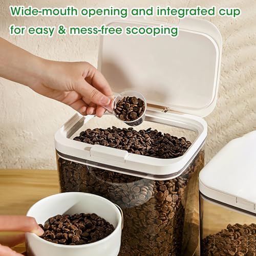 TBMax Large Dog Treat Container Bins 4.75 Qt with One-Press Flip-up Lid, Airtight Pet Dog Cat Treat Jar for Countertop, Pet Biscuit Canister Cookie Holder - Image 6