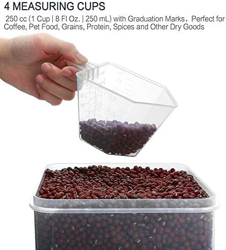 M MCIRCO Large 4 Pack, 5.2L/175oz Food Storage Containers - Image 6