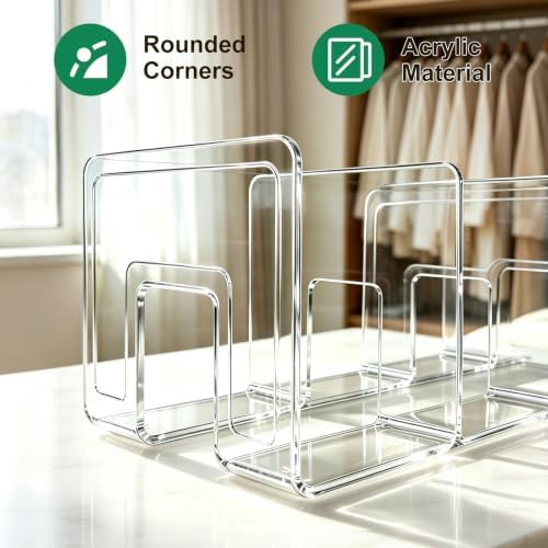2 Pack Acrylic Purse Organizer for Closet - Image 6