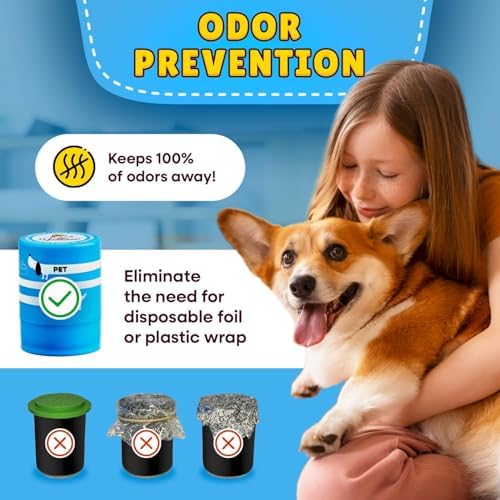The Original Canned Dog Food Storage Container Patent Pending Reusable Airtight Can Cover Pet Food Sealer - Keeps Dog Food Can Fresh in the Fridge, Eliminates Odor, Easy to Use - Image 3