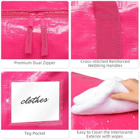 Extra Heavy Duty Large Moving Bags with Zippers and Reinforced Handles - Image 5