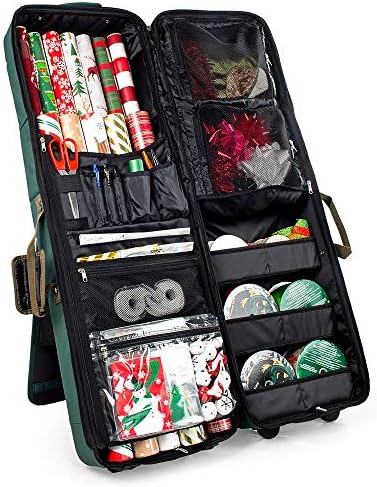 Gift Bag Wrap and Craft Organization Storage, Holds 14 (40 in) Rolls & More by TreeKeeperBags