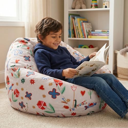 YuppieLife Stuffed Animal Storage Bean Bag Cover, 27" Velvet Toy Organizer by YuppieLife