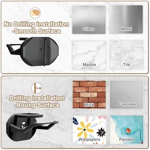 Niunuerga 36 Pack Adhesive Hat Hooks for Wall, Super Strong Hat Rack for Baseball Caps, Minimalist Hat Organizer Display for Home Decor, Hat Hangers Holder for Wall, Door, Closet, No Drilling (Black) - Image 5