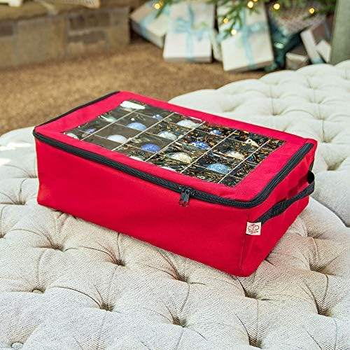 Santa's Bags Christmas Ornament Storage Box, 48 (3") Ornaments - Image 4