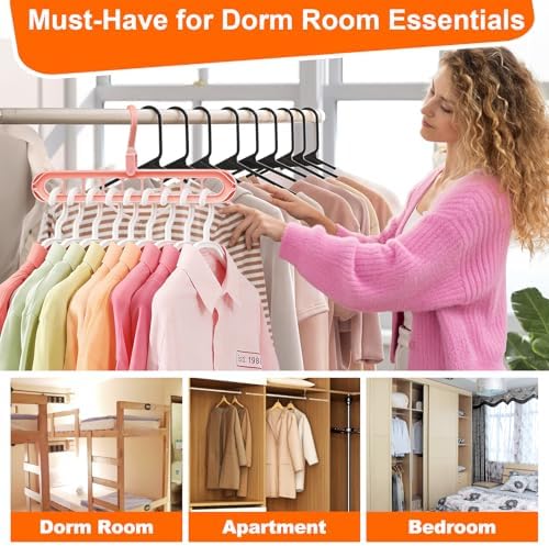 Closet Organizers and Storage,College Dorm Room Essentials Magic Hangers - Image 3