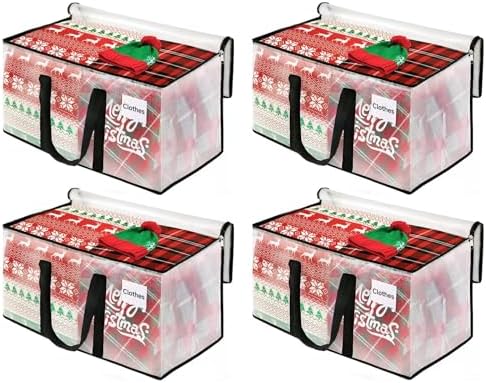 BlissTotes Moving Bags, 125L 4-Pack Storage Bags, Moving Boxes by BlissTotes