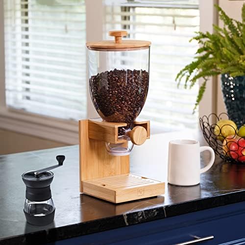 ZevrO Dry Food & Cereal Dispenser, 2.2 Cups, Brown, Single - Image 4