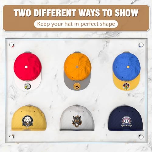 Niunuerga 36 Pack Adhesive Hat Hooks for Wall, Super Strong Hat Rack for Baseball Caps, Minimalist Hat Organizer Display for Home Decor, Hat Hangers Holder for Wall, Door, Closet, No Drilling (Gray) - Image 2