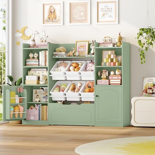 FINETONES Toy Storage Organizer with Movable Drawer Toy Organizer for Kids - Image 3