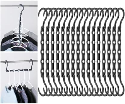 Mr. Pen- Space Saving Hangers, 16 pcs, 360° Rotating Hooks by MrPen