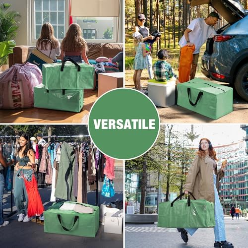 WORKPRO 6 Pack Extra Large Moving Bags with Backpack Straps & Handles - Image 6