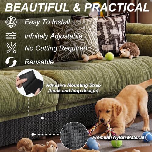Under Couch Blocker Prevents Toys & Pets from Going Under Sofa,Bed - Image 2