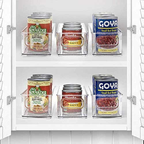 Sorbus Fridge Organizers and Storage, Clear Stackable Bins (Small, 4 Pack) - Image 7