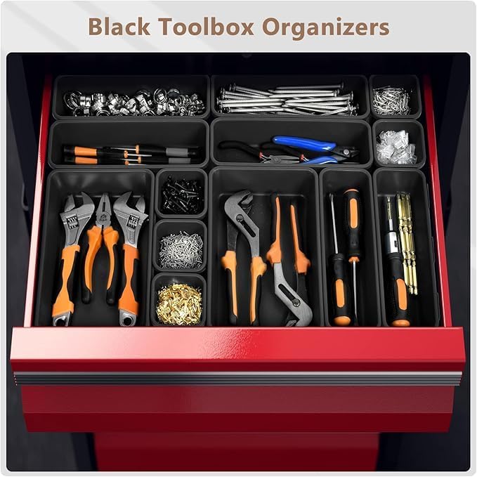 【 】A-LUGEI Tool Box Organizer Garage Organization and Storage - Image 3